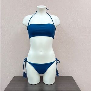 Elegant Teal Bikini Set